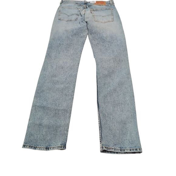 Levis 511 Jeans Mens Size 30x34 Blue Distressed Cotton Blend Slim Fit NEW NWT - Picture 3 of 16